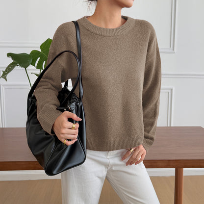 Women's Classic Knit Crewneck Sweater