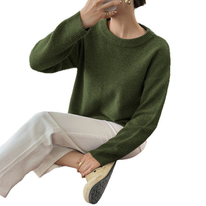 Women's Classic Knit Crewneck Sweater