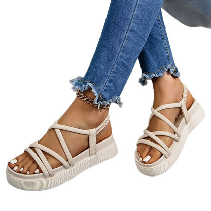 Women's Strappy Platform Casual Sandals