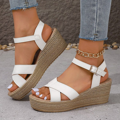 Women's Platform Wedge Strappy Sandals