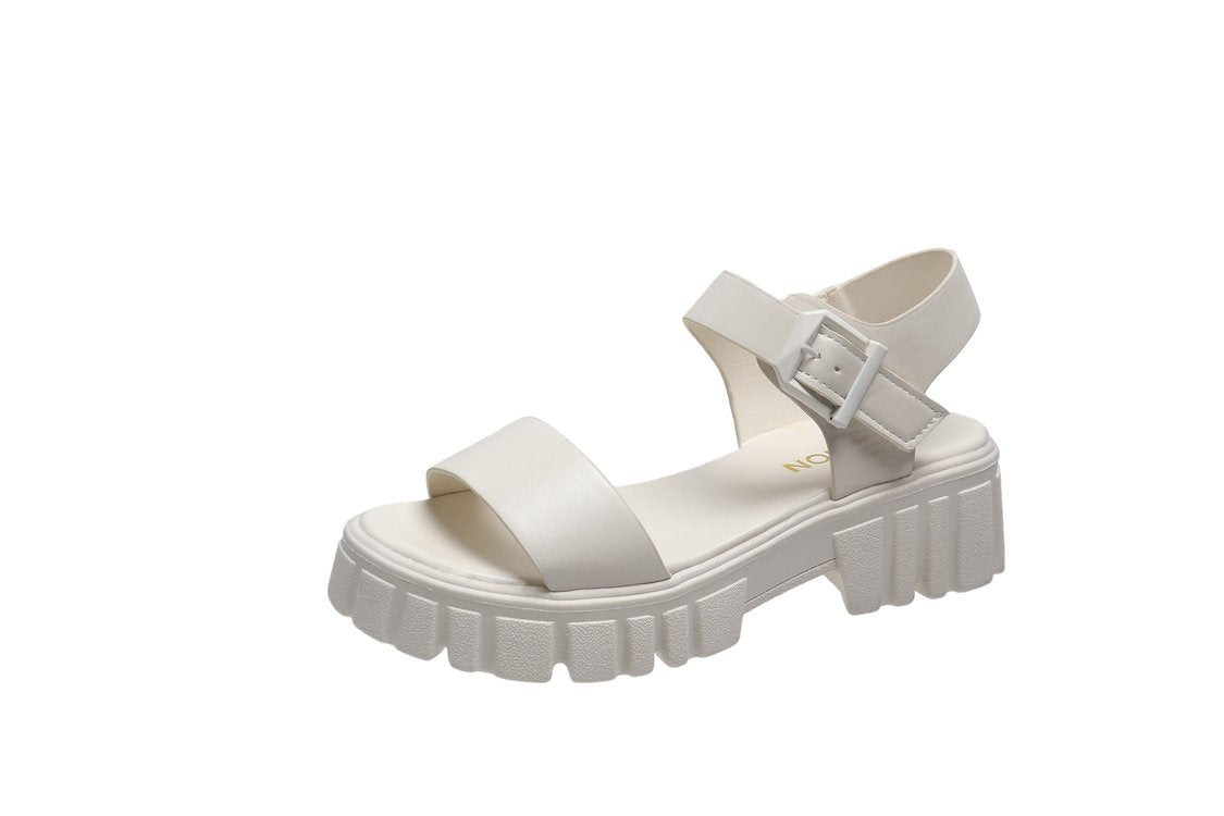 Women's Chunky Platform Buckle Strap Sandals