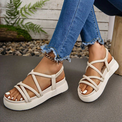 Women's Strappy Platform Casual Sandals