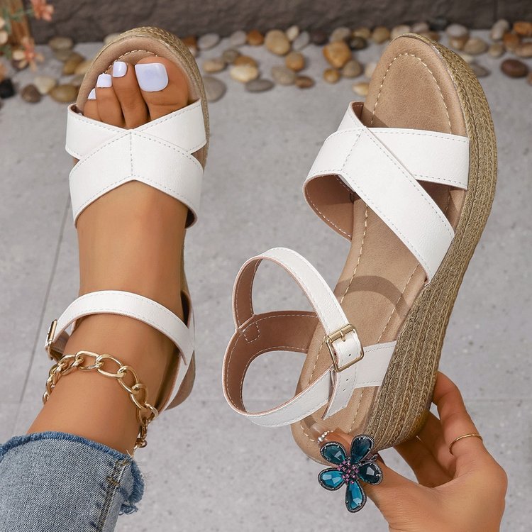 Women's Platform Wedge Strappy Sandals