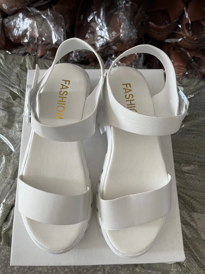 Women's Chunky Platform Buckle Strap Sandals